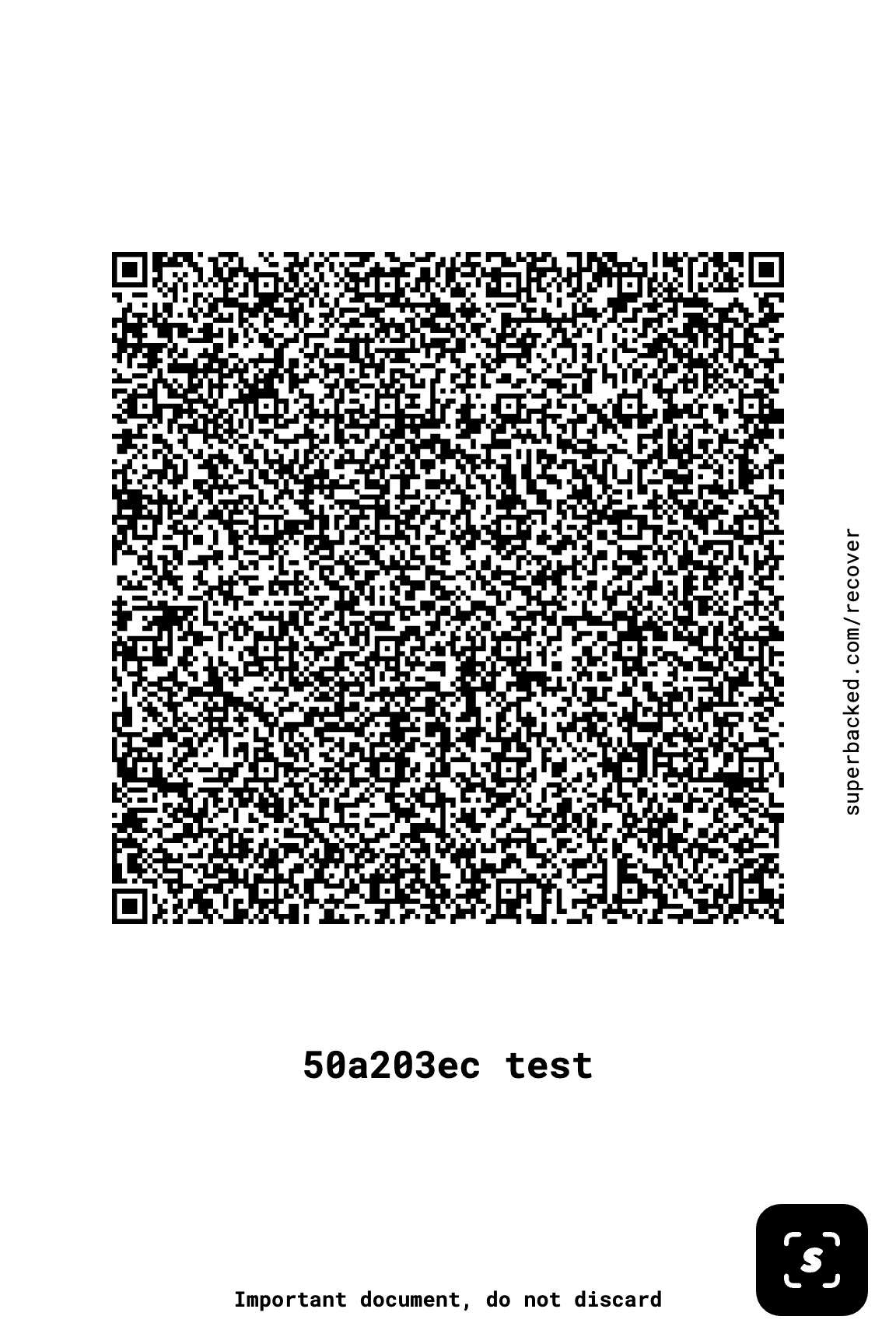 Superbacked Example QR Code 1